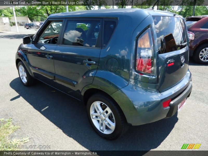 Denim Blue / Black Soul Logo Cloth 2011 Kia Soul +