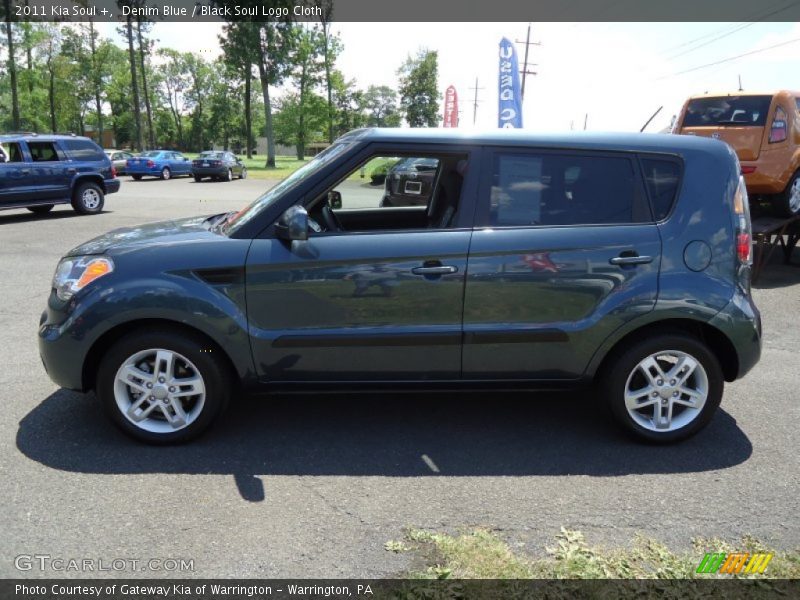 Denim Blue / Black Soul Logo Cloth 2011 Kia Soul +