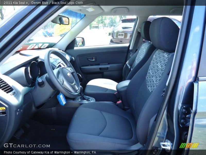 Denim Blue / Black Soul Logo Cloth 2011 Kia Soul +