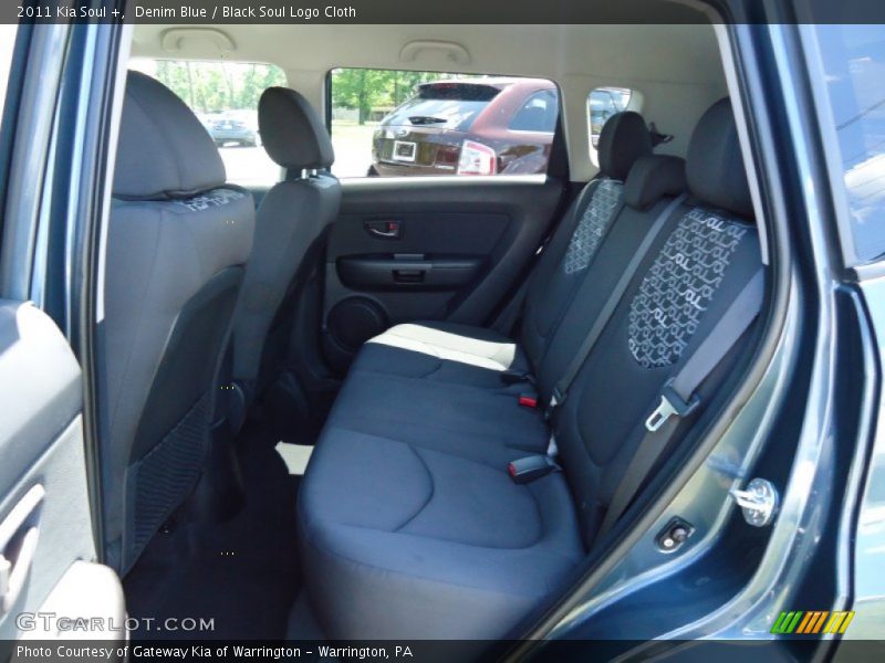Denim Blue / Black Soul Logo Cloth 2011 Kia Soul +