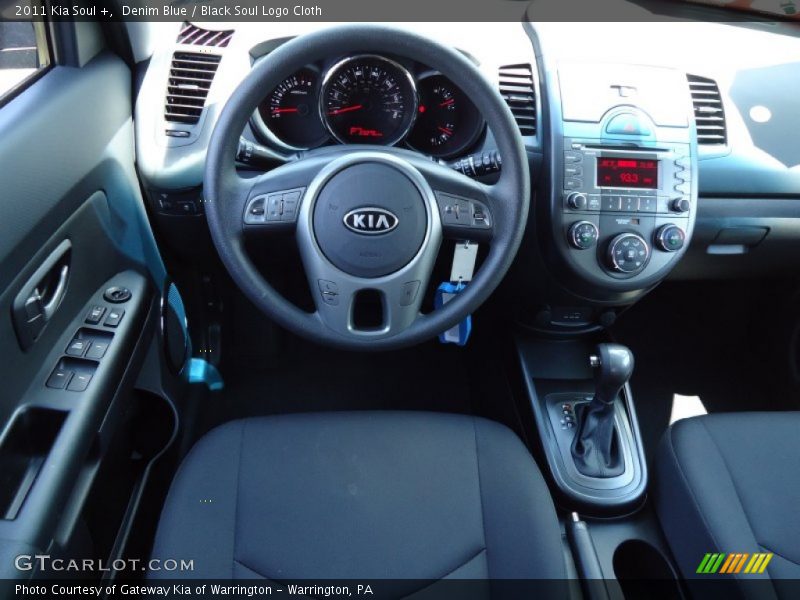 Denim Blue / Black Soul Logo Cloth 2011 Kia Soul +