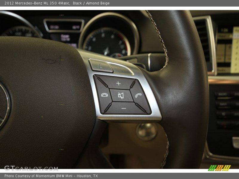 Black / Almond Beige 2012 Mercedes-Benz ML 350 4Matic