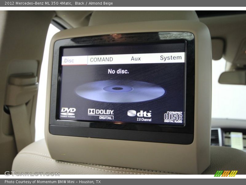 Black / Almond Beige 2012 Mercedes-Benz ML 350 4Matic