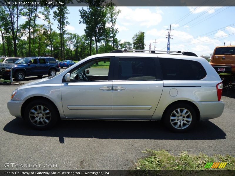 Silver / Gray 2006 Kia Sedona EX