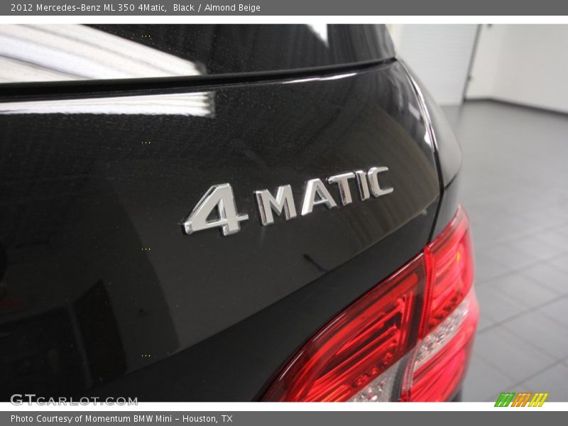Black / Almond Beige 2012 Mercedes-Benz ML 350 4Matic