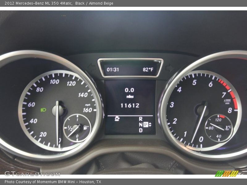 Black / Almond Beige 2012 Mercedes-Benz ML 350 4Matic