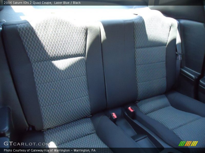 Laser Blue / Black 2006 Saturn ION 2 Quad Coupe