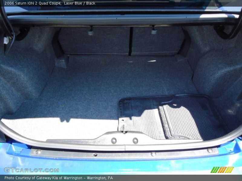 Laser Blue / Black 2006 Saturn ION 2 Quad Coupe