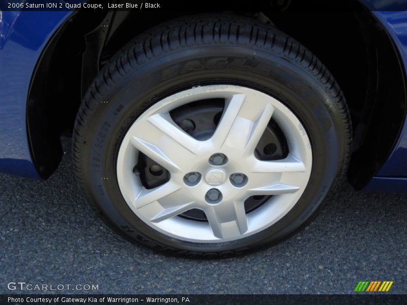 Laser Blue / Black 2006 Saturn ION 2 Quad Coupe