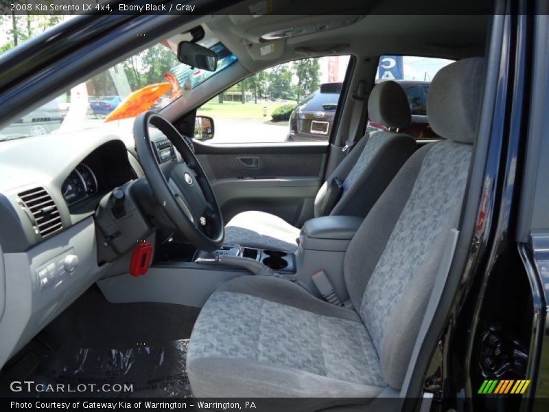 Ebony Black / Gray 2008 Kia Sorento LX 4x4