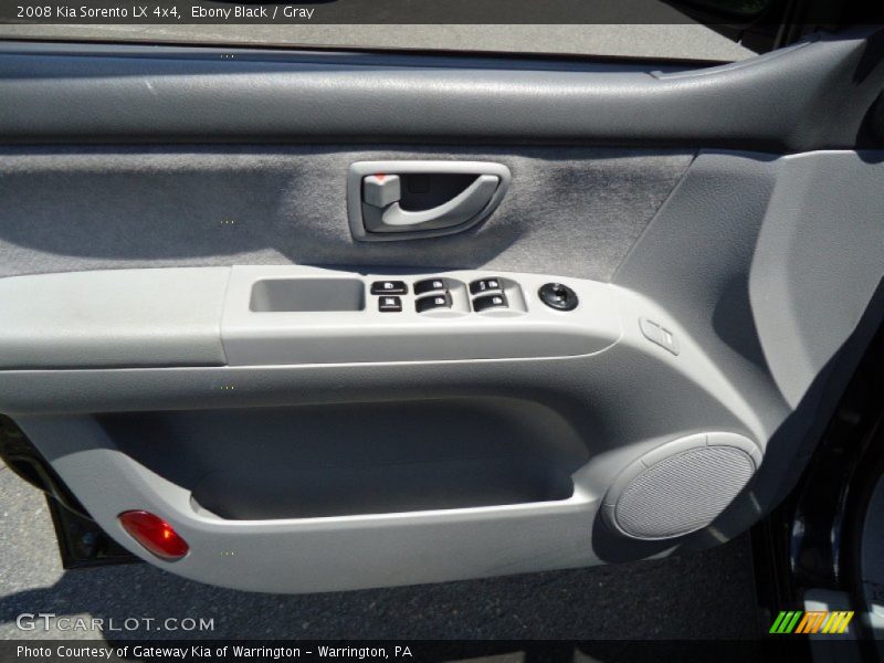 Ebony Black / Gray 2008 Kia Sorento LX 4x4