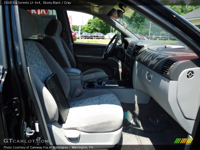 Ebony Black / Gray 2008 Kia Sorento LX 4x4