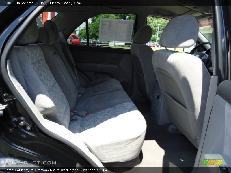 Ebony Black / Gray 2008 Kia Sorento LX 4x4