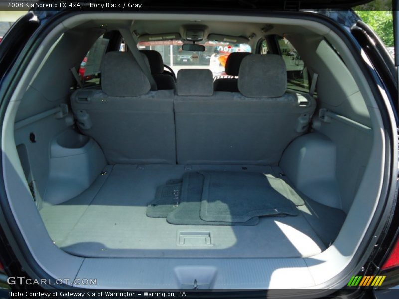 Ebony Black / Gray 2008 Kia Sorento LX 4x4