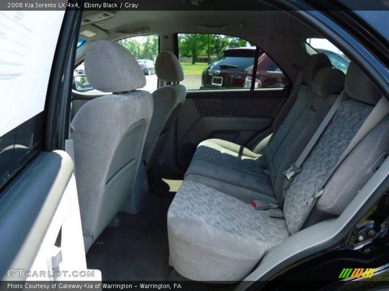 Ebony Black / Gray 2008 Kia Sorento LX 4x4