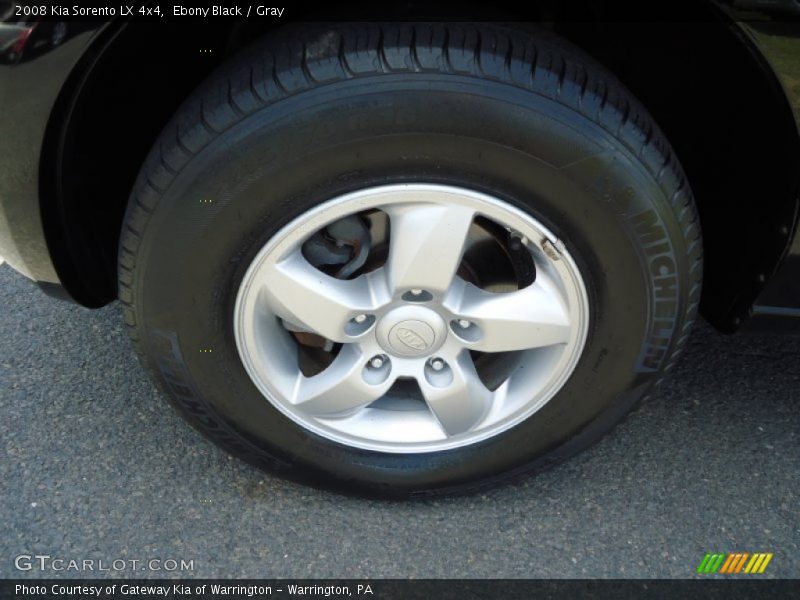 Ebony Black / Gray 2008 Kia Sorento LX 4x4