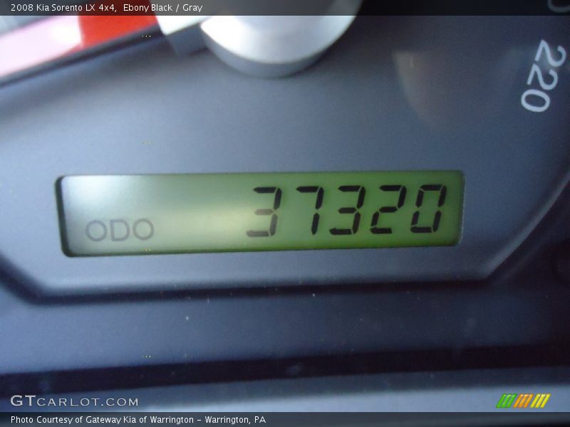 Ebony Black / Gray 2008 Kia Sorento LX 4x4