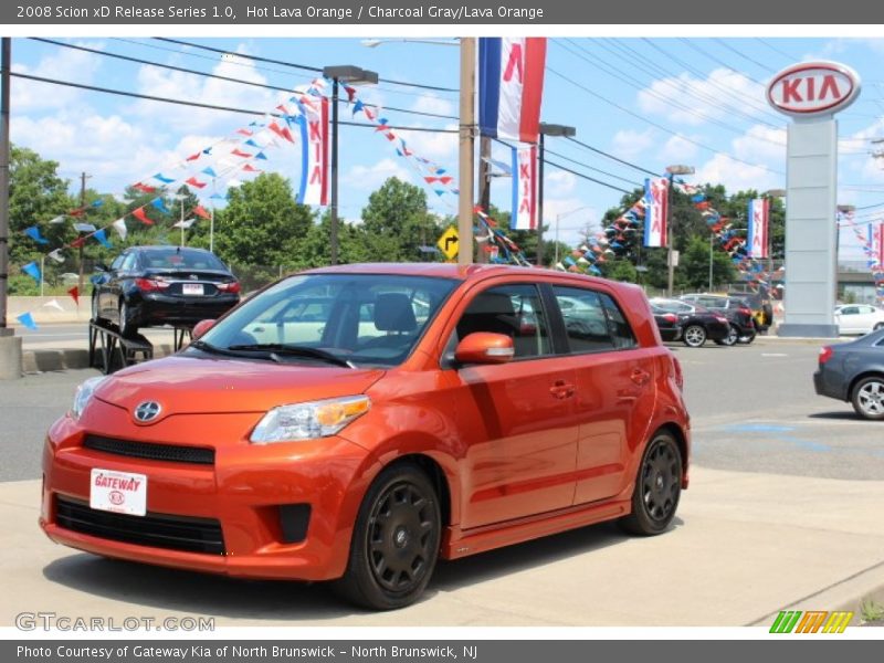 Hot Lava Orange / Charcoal Gray/Lava Orange 2008 Scion xD Release Series 1.0