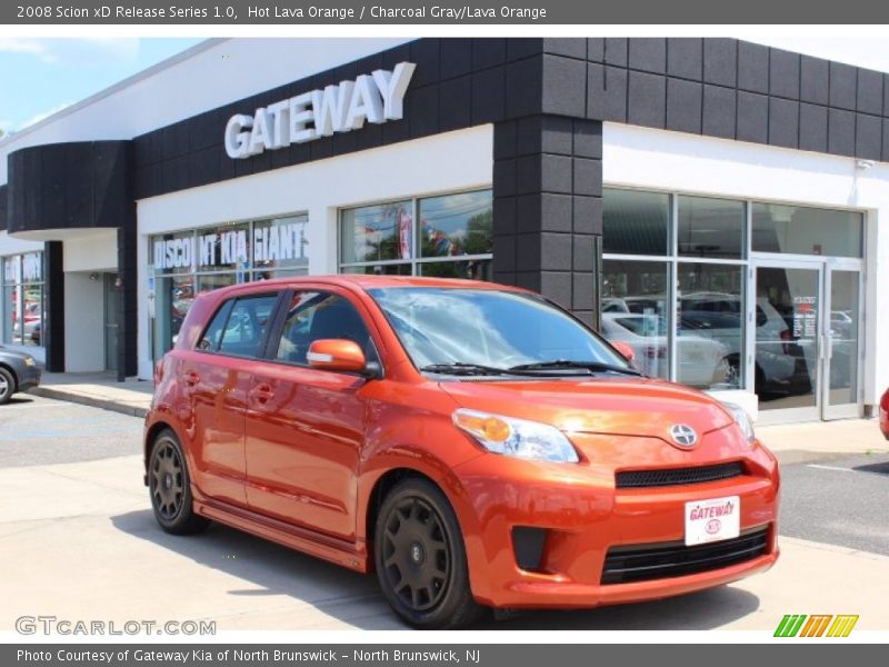 Hot Lava Orange / Charcoal Gray/Lava Orange 2008 Scion xD Release Series 1.0