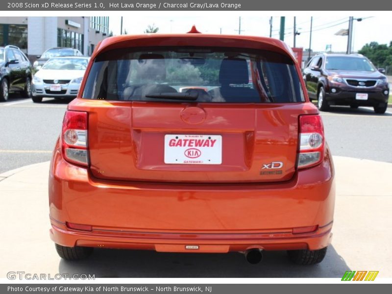 Hot Lava Orange / Charcoal Gray/Lava Orange 2008 Scion xD Release Series 1.0