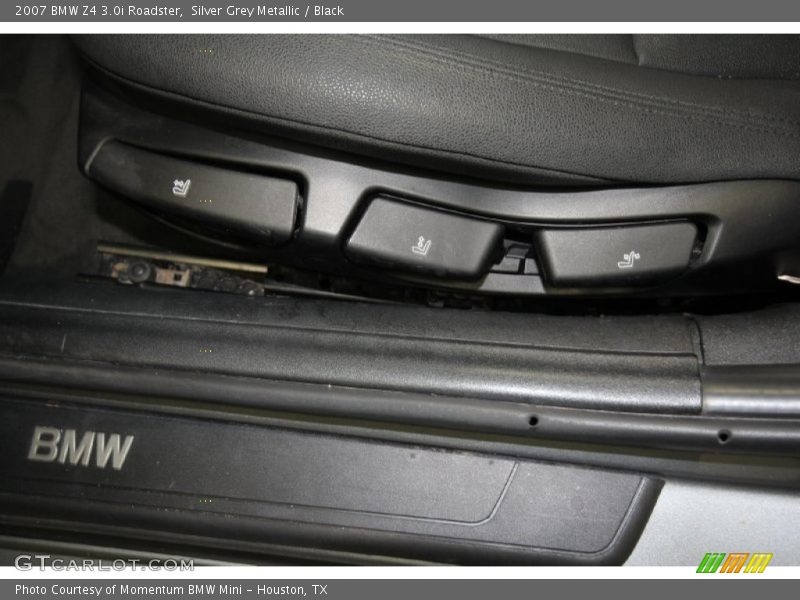 Silver Grey Metallic / Black 2007 BMW Z4 3.0i Roadster