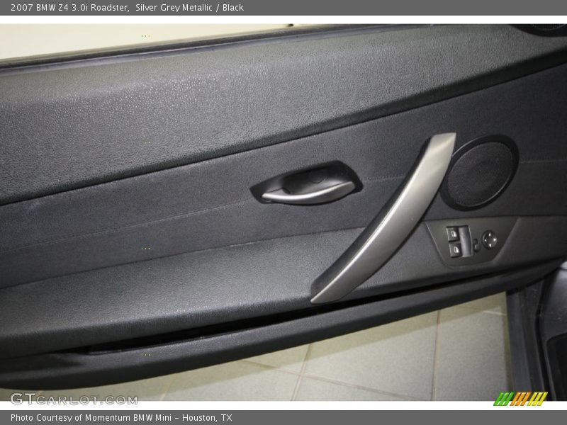 Silver Grey Metallic / Black 2007 BMW Z4 3.0i Roadster