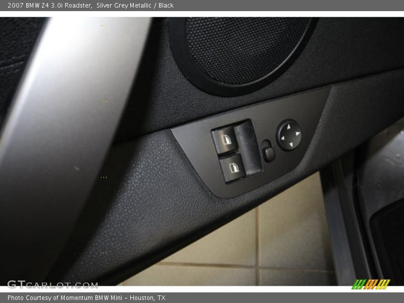 Silver Grey Metallic / Black 2007 BMW Z4 3.0i Roadster