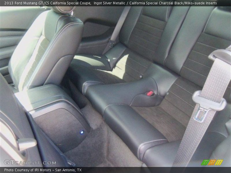 Rear Seat of 2013 Mustang GT/CS California Special Coupe