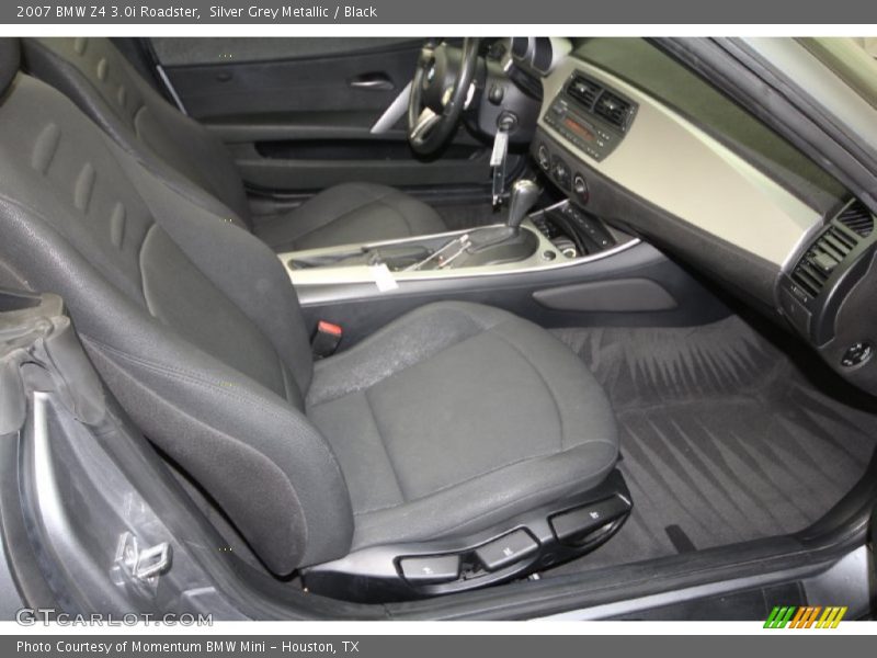 Silver Grey Metallic / Black 2007 BMW Z4 3.0i Roadster
