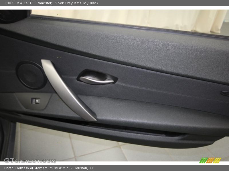 Silver Grey Metallic / Black 2007 BMW Z4 3.0i Roadster