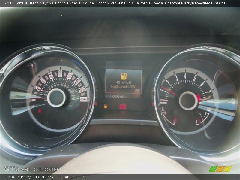  2013 Mustang GT/CS California Special Coupe GT/CS California Special Coupe Gauges