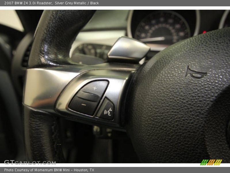 Silver Grey Metallic / Black 2007 BMW Z4 3.0i Roadster