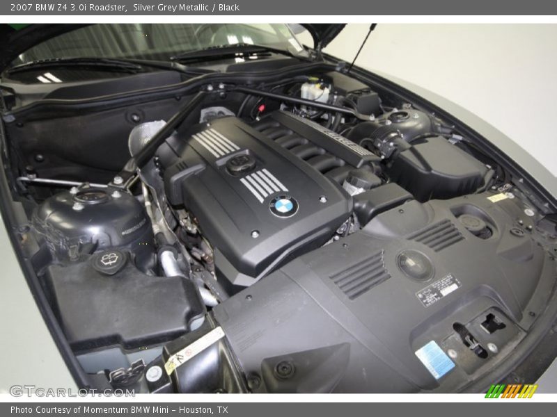 Silver Grey Metallic / Black 2007 BMW Z4 3.0i Roadster
