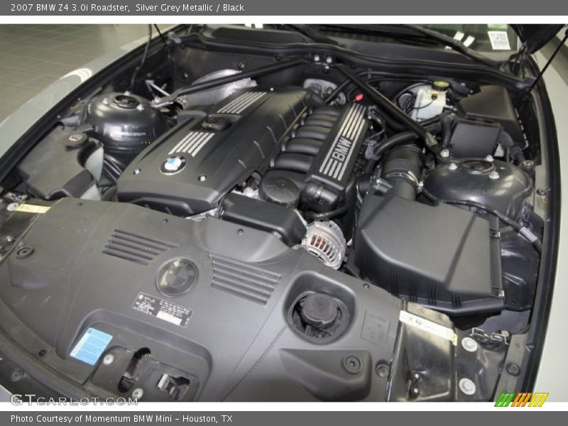 Silver Grey Metallic / Black 2007 BMW Z4 3.0i Roadster