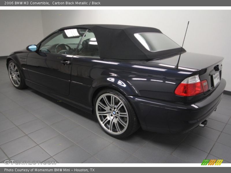 Carbon Black Metallic / Black 2006 BMW M3 Convertible