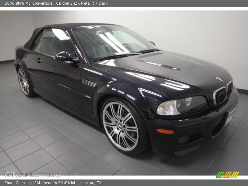 Carbon Black Metallic / Black 2006 BMW M3 Convertible