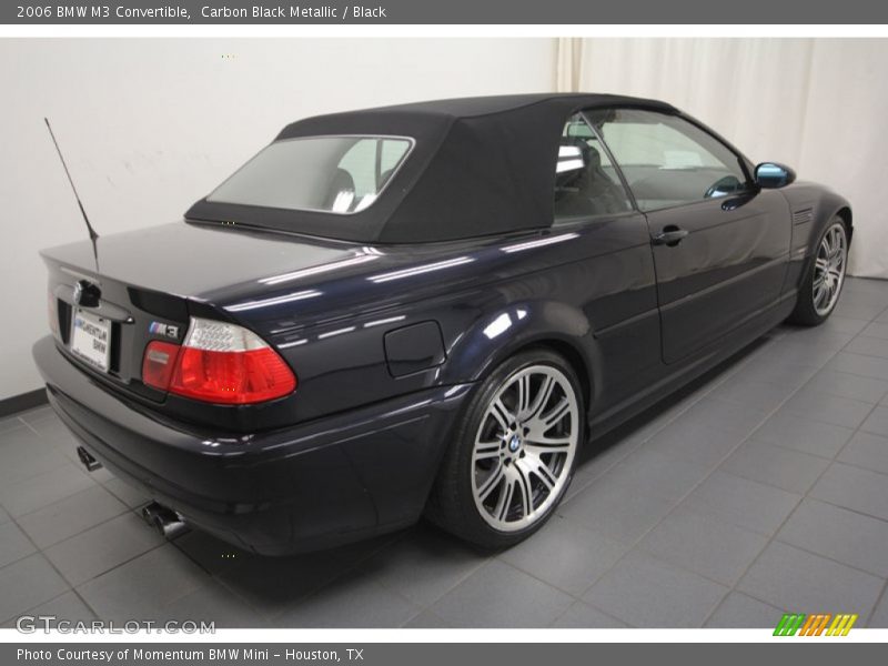 Carbon Black Metallic / Black 2006 BMW M3 Convertible