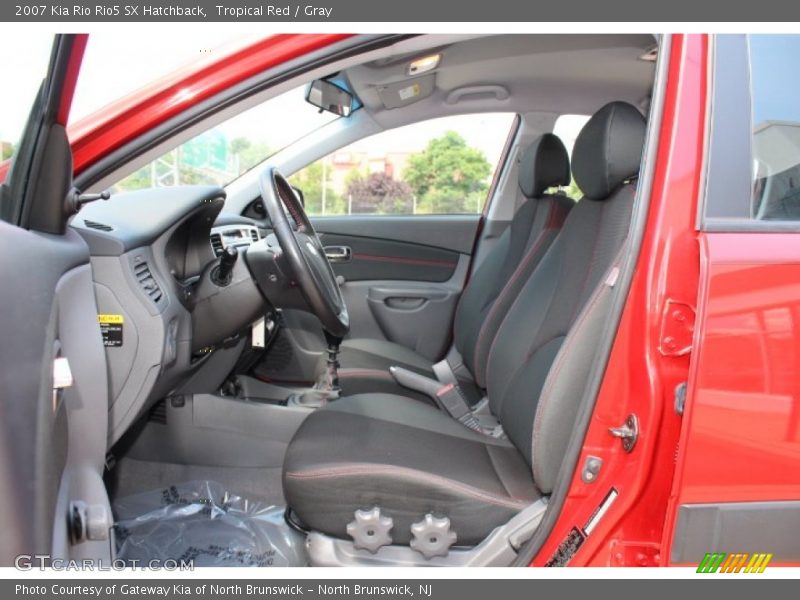  2007 Rio Rio5 SX Hatchback Gray Interior