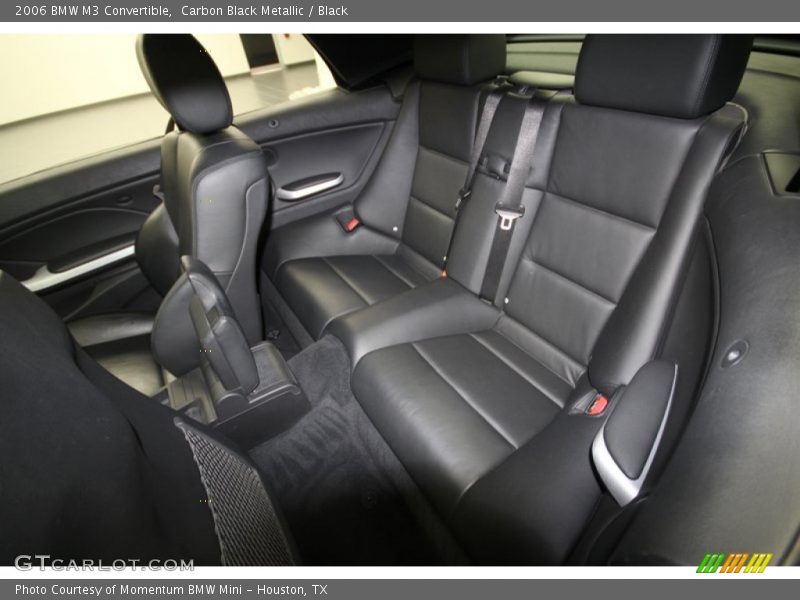 Rear Seat of 2006 M3 Convertible