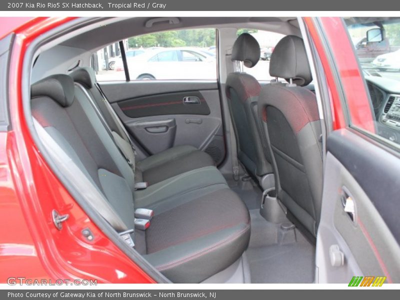  2007 Rio Rio5 SX Hatchback Gray Interior