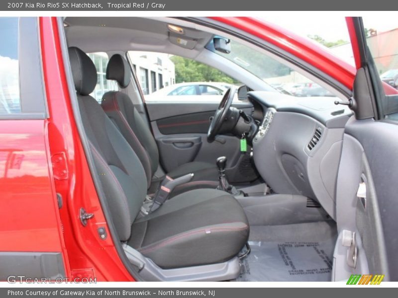  2007 Rio Rio5 SX Hatchback Gray Interior