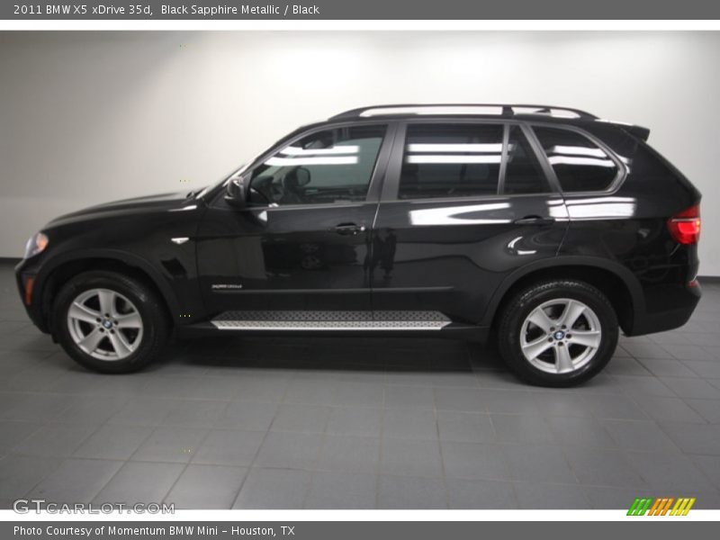 Black Sapphire Metallic / Black 2011 BMW X5 xDrive 35d