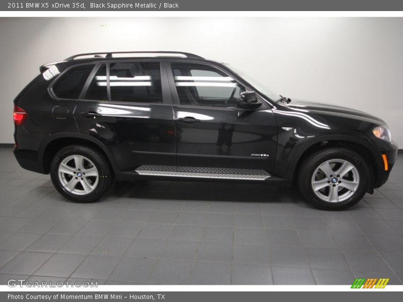 Black Sapphire Metallic / Black 2011 BMW X5 xDrive 35d