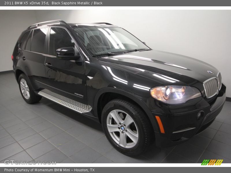 Black Sapphire Metallic / Black 2011 BMW X5 xDrive 35d