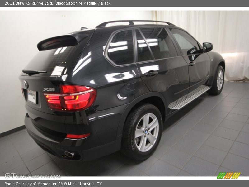 Black Sapphire Metallic / Black 2011 BMW X5 xDrive 35d
