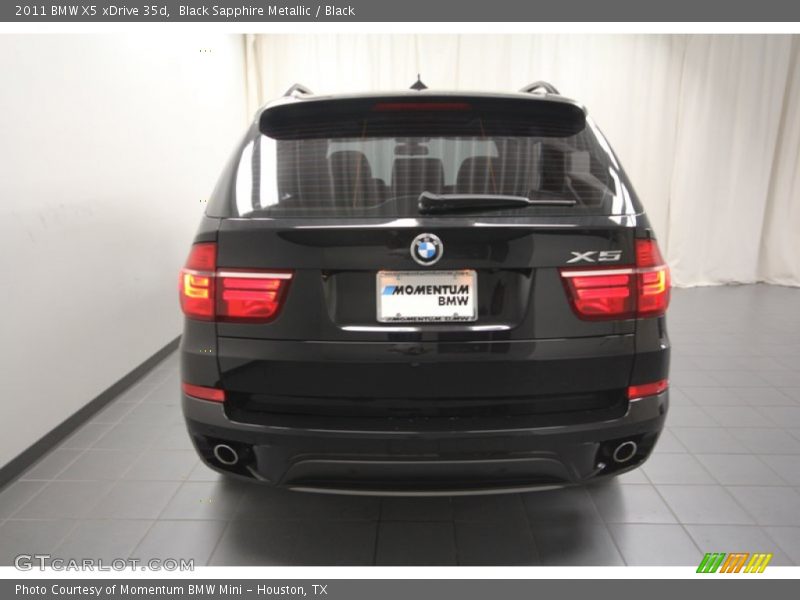 Black Sapphire Metallic / Black 2011 BMW X5 xDrive 35d