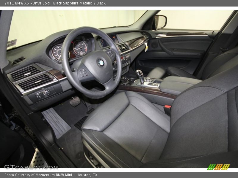 Black Sapphire Metallic / Black 2011 BMW X5 xDrive 35d