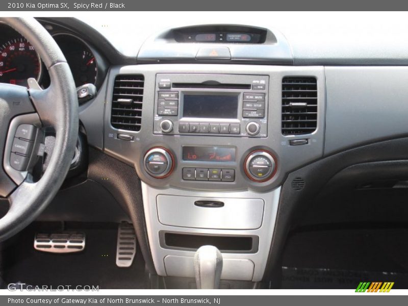 Spicy Red / Black 2010 Kia Optima SX