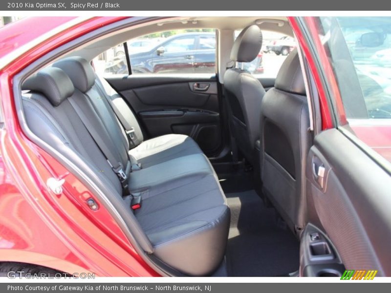 Spicy Red / Black 2010 Kia Optima SX