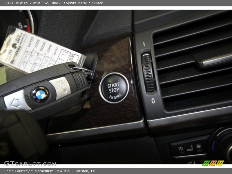 Black Sapphire Metallic / Black 2011 BMW X5 xDrive 35d